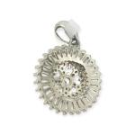 925 Sterling Silver Pendant in Beautiful Design with Zerkons